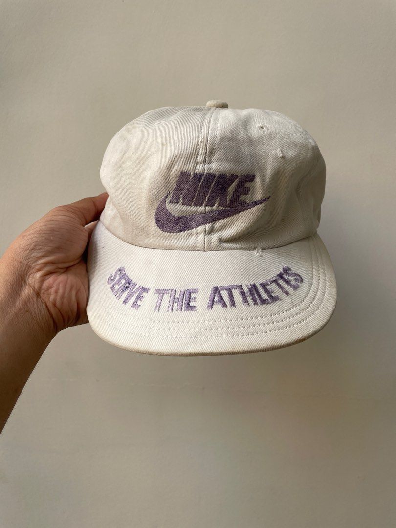 Vintage 80s Nike Save the Athletes Cap Men s Fashion Watches Accessories Caps Hats on Carousell