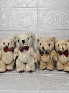 Vintage Articulated Classic Teddy Bear Small Size Plush/Stufftoys Bundle