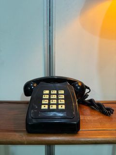 Vintage black touch tone/push button telephone Untested, great for display  PhP1,500.00