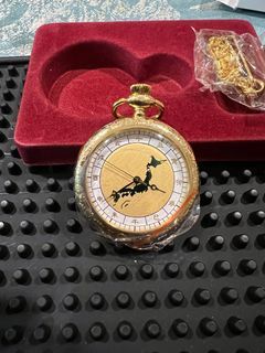 Vintage pocket watch upside down mt.fuji Made in japan in new condition