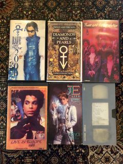 Vintage Prince Music Concert VHS Collection