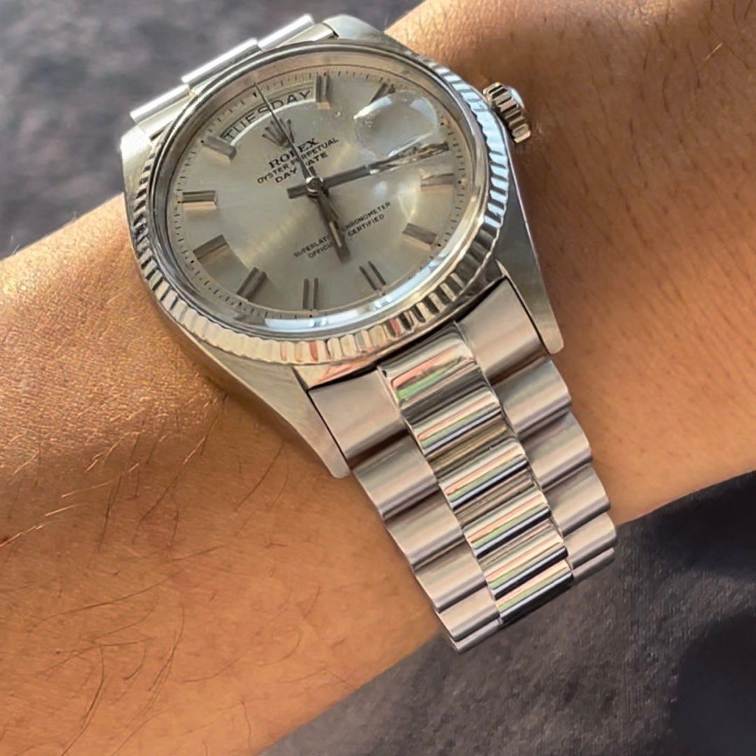 Vintage Rolex Day Date 1803 Wideboy