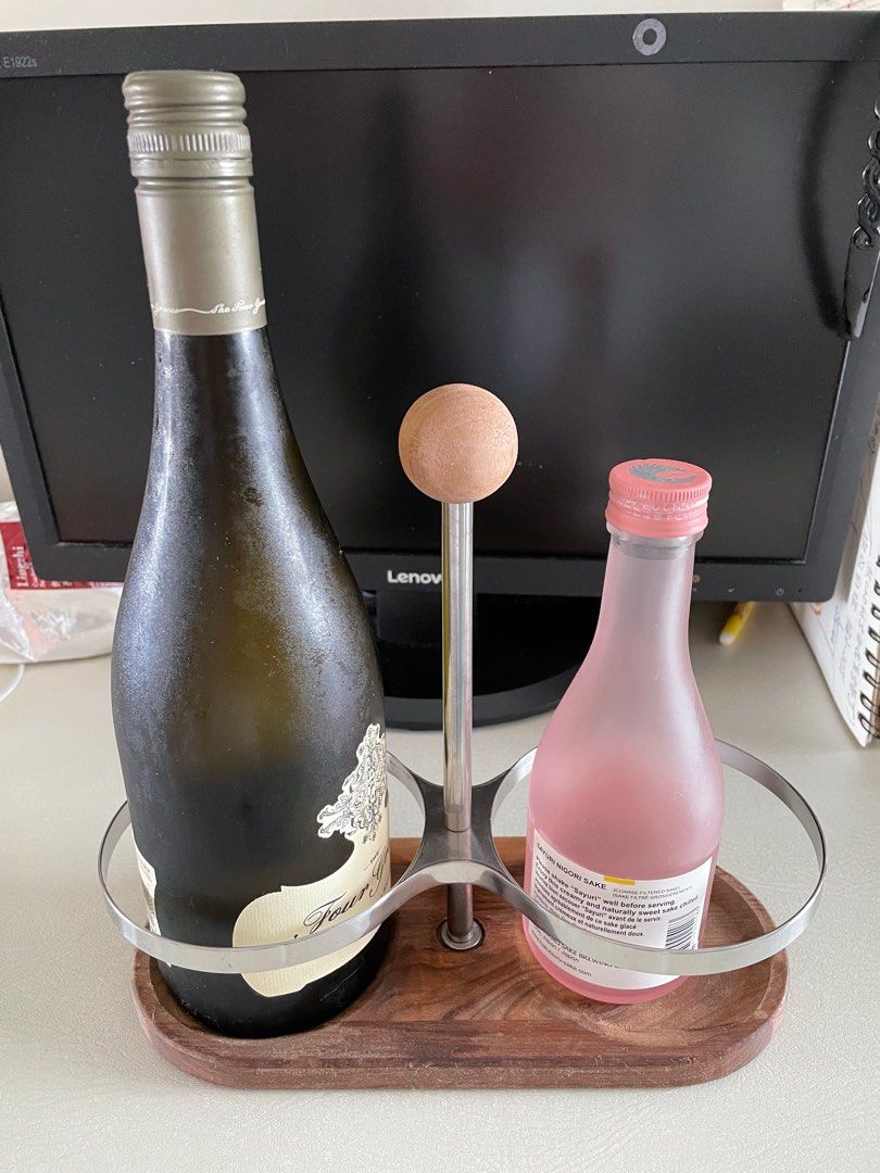 Ikea wine bottle holder or water bottle and cup holder carriers