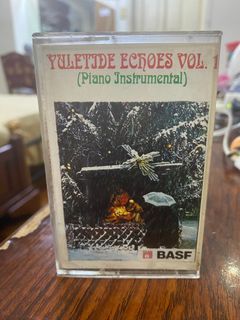 YULETIDE ECHOES VOL. 1 Piano Instrumental - Philippines Original Music Album Cassette Tape - Used