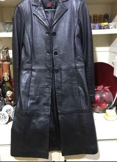 Zara Basic Leather Coat