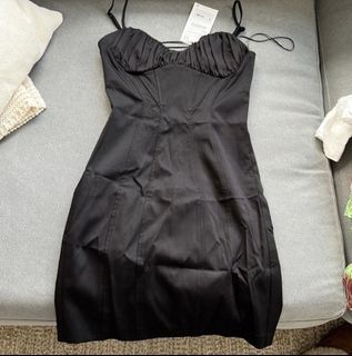 Zara Bustier Corset Dress (Black)