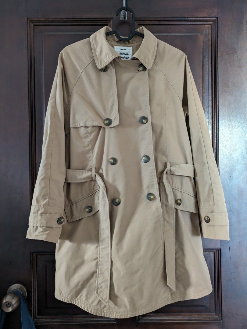 Zara girls trench coat hot sale