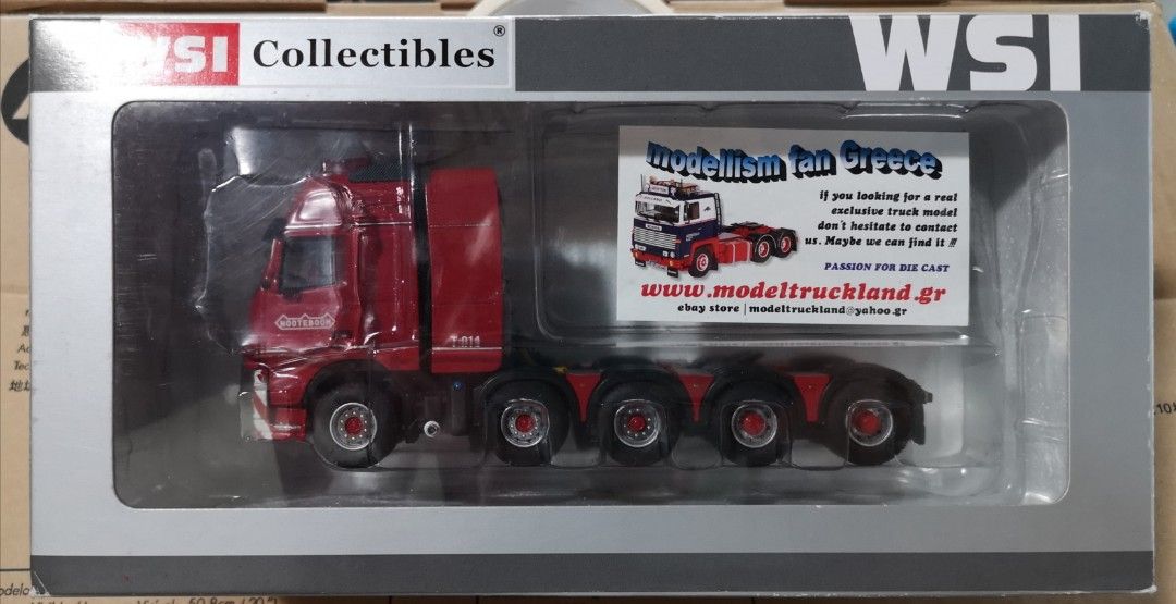 WSI VOLVO FH16 10×4 NOOTTEBOOM 1／50 NOOTEBOOM Flexitrailer- 3-axle semi-trailer with VOLVO FH 16