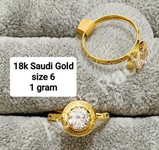 18K Saudi Gold F.end.i ring