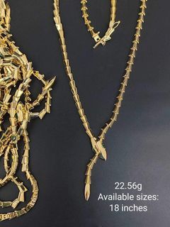 18k Serpenti Necklace & Bracelet
