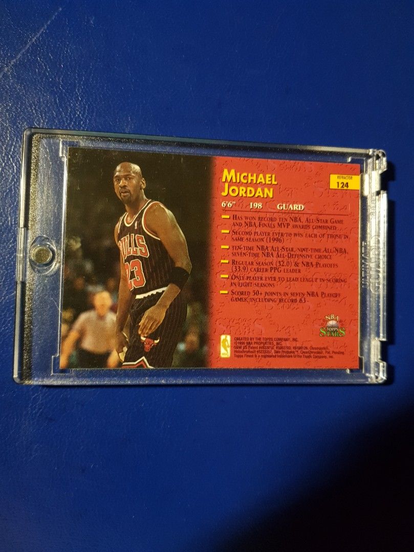 Topps - マイケルジョーダン　カード96-97 topps  NBA 50    PSA8 マイケルジョーダン カード96-97 topps NBA 50 PSA8