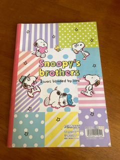 1PC Peanuts Snoopy Writing Notebook