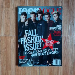 2013 Teen Vogue One Direction Magazine (1D Directioner Fans)