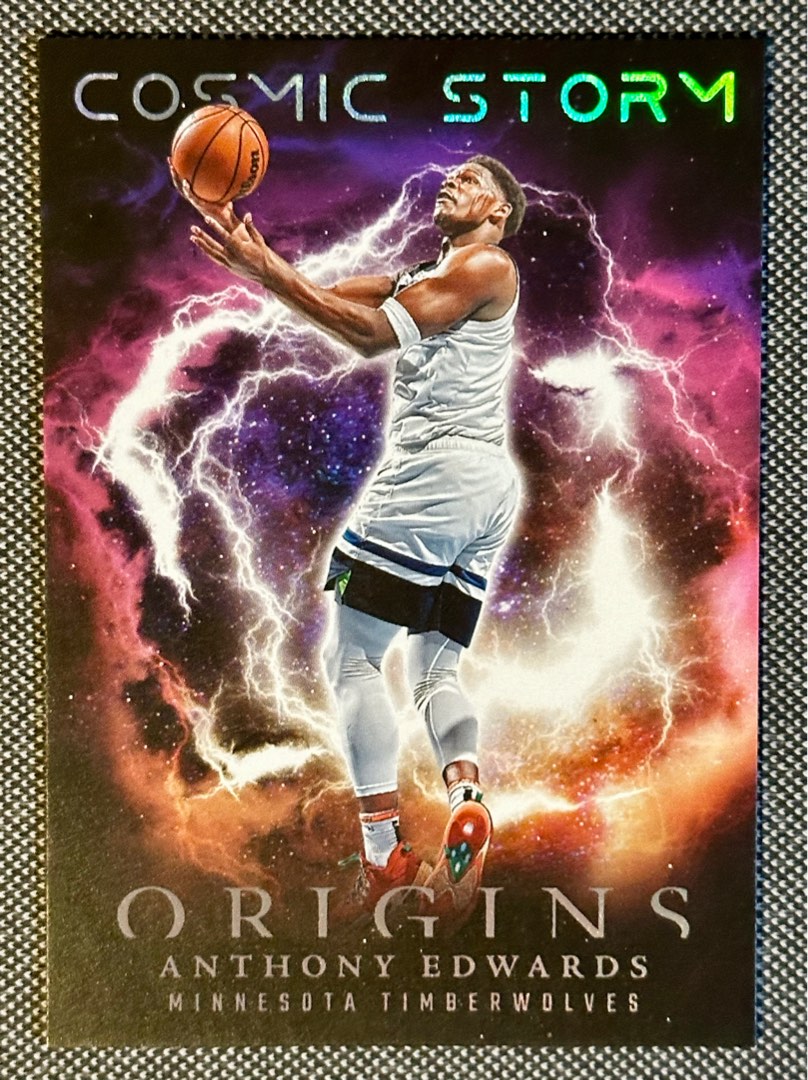 2023 NBA Anthony Edwards Origins Cosmic Storm Insert SP, Hobbies 