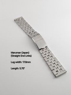 #7 Vintage Maruman Watch Bracelet 17.8mm