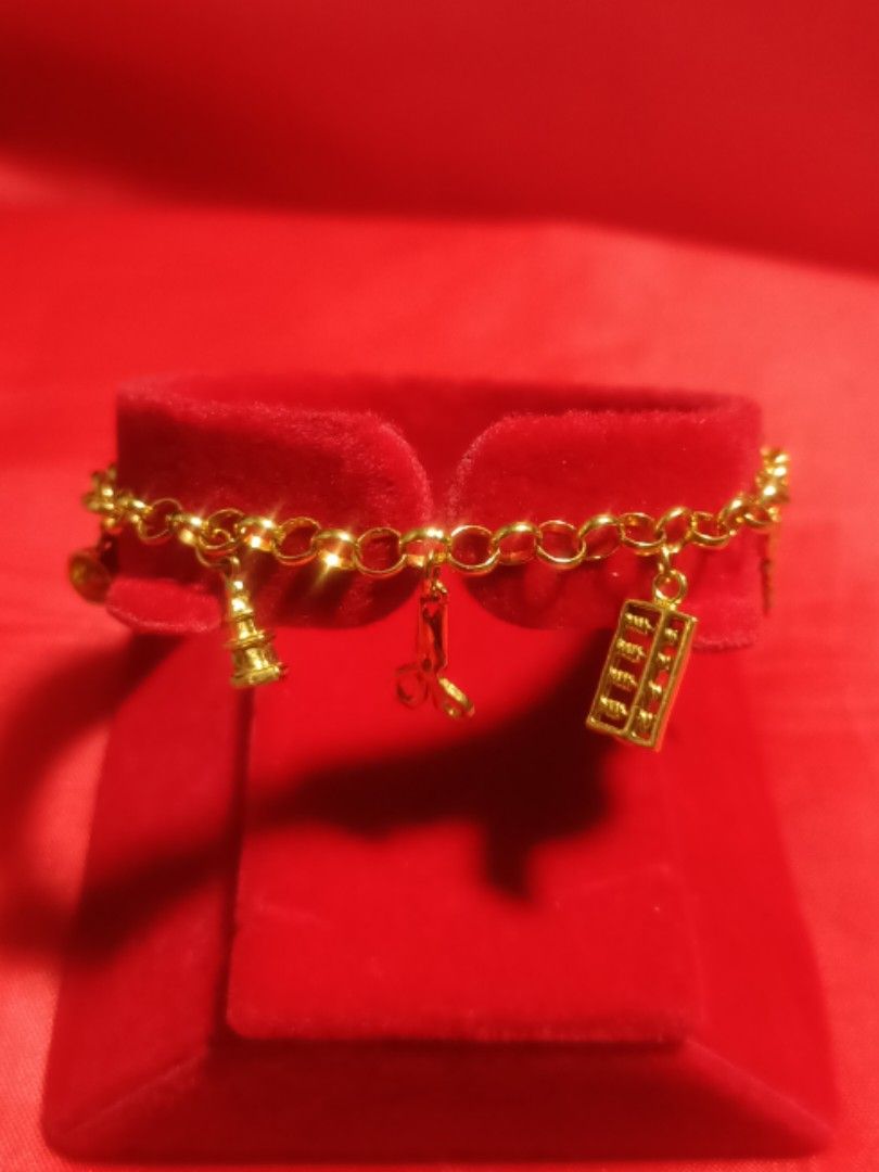 Pagoda charm bracelet sale