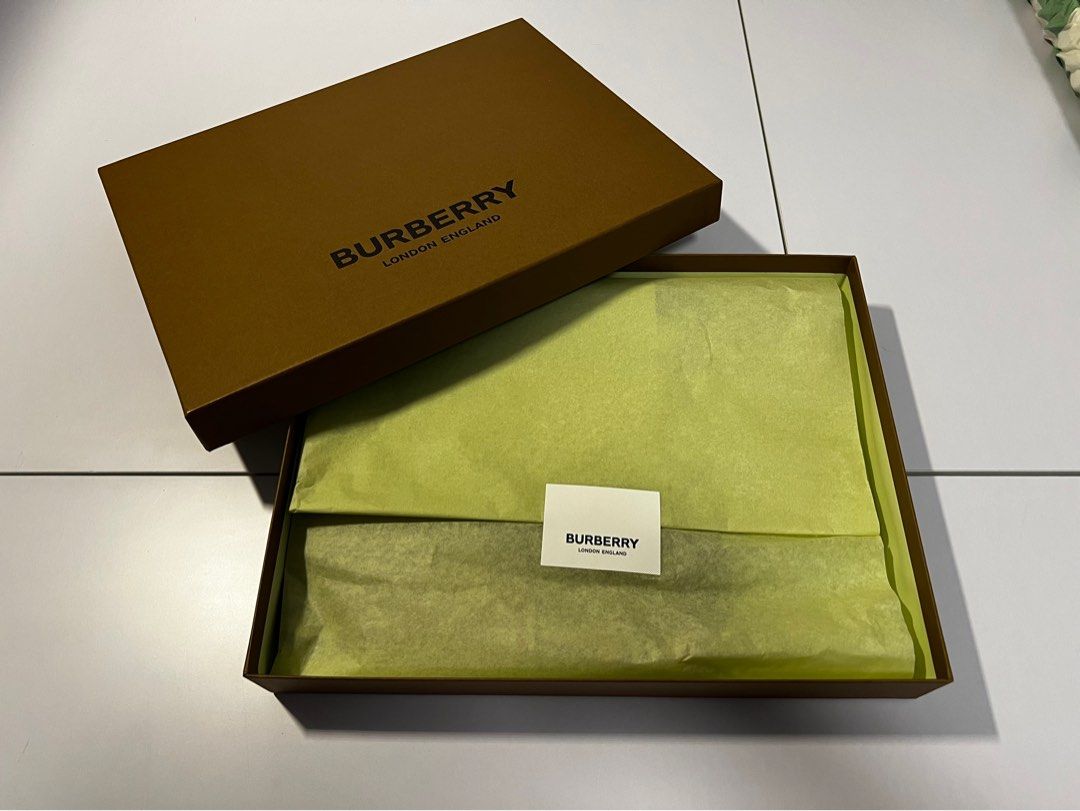 全新] Burberry 45cm x 45cm Heritage Stripe Border Silk Square