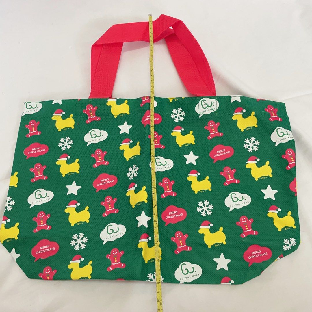 輕便聖誕風格手提袋 @qp62-2