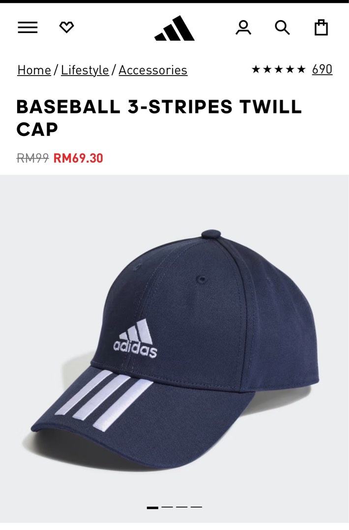 Adidas Cap (OSFW), Men's Fashion, Watches & Accessories, Cap & Hats on ...