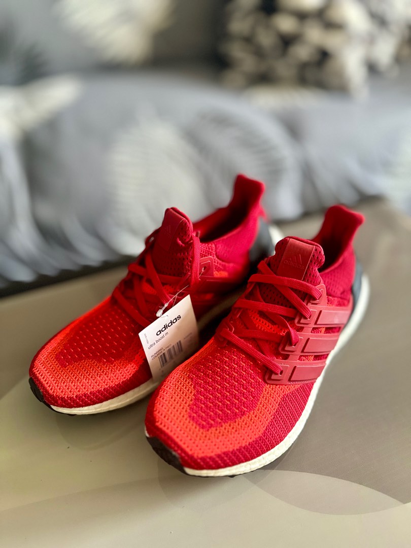 Adidas UltraBoost 2.0 M Solar Red Men s Fashion Footwear Sneakers on Carousell