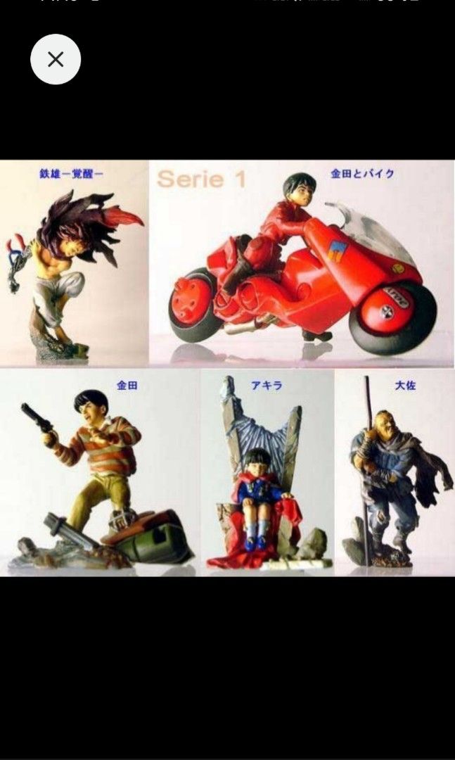 AKIRA 阿基拉限定盒蛋海洋堂Part 2 扭蛋K & M mini figure diorama