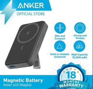 Anker MagGo 633 Foldable Magnetic Powerbank (10000mAh)