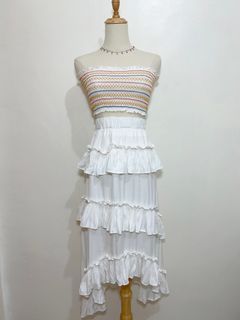 Asymmetrical bohemian skirt