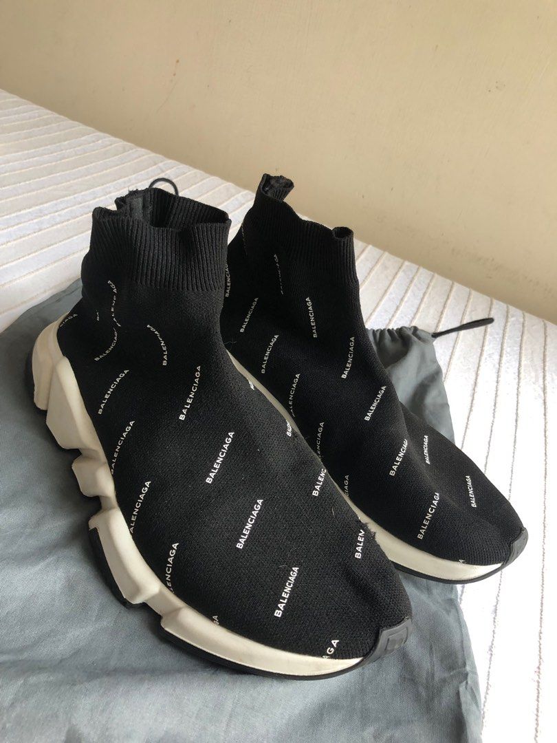 Balenciaga elastic high sneakers hotsell