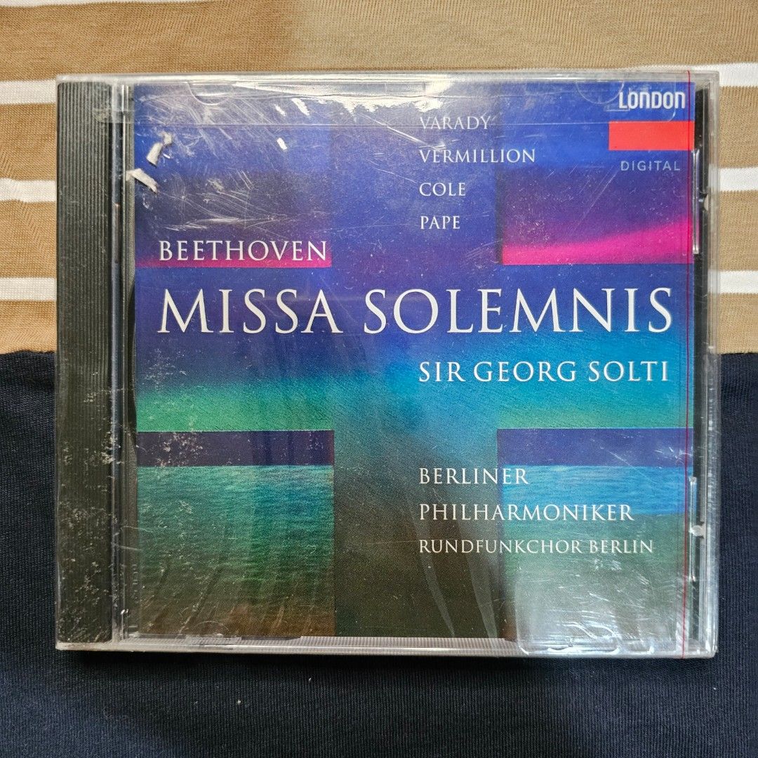 Beethoven - Missa Solemnis - George Solti (Category: Storybooks) located in Quezon City. Submitted by serefrenpaz (Listing ID 1301285839, Image 1). Description: Good Day Buyers. Here are the payment options PAYPAL GCash - 09164862096 Bank Deposit - BPI, BDO, Unionbank, Landbank Palawan, Cebuana Meet Up - McDo Kamias, Jolibee Anonas Kamias Intersection, or KFC Anonas Delivery Options JRS - +120 Pesos shipping cost for JRS within Metro Manila, +140