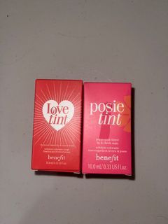 Benefit Posie tint and Love tint