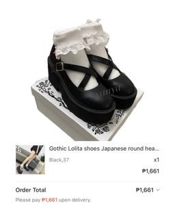 Black Gothic Lolita shoes