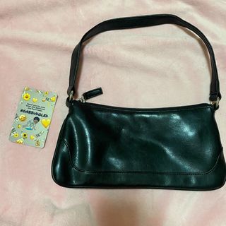Black Handbag [Shoulder PVC Nylon Bag]