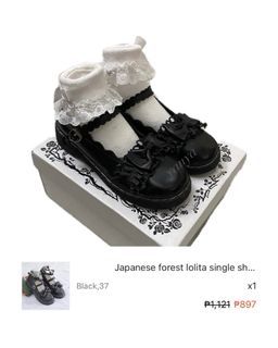 Black Japanese Lolita shoes