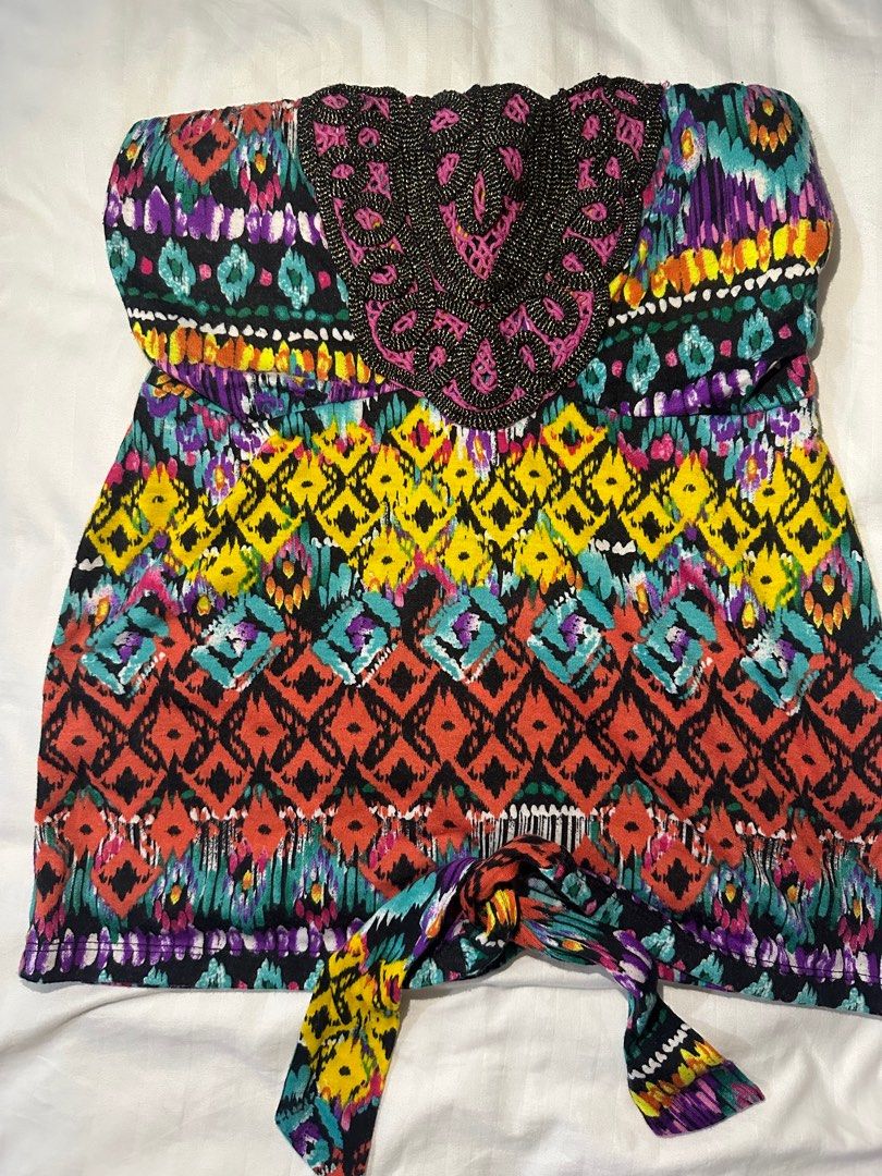 Boho tube top summer top (Category: Sleeveless) located in Subic. Submitted by dstuffshop (Listing ID 1301231766, Image 1). Description: Boho tube top summer top Small.