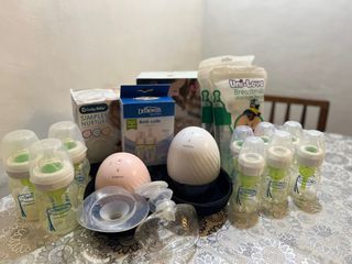 Breast Pump and Dr Browns bottles