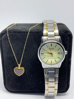 Buy Original Casio Watch take 18k gold necklace