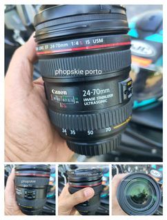 Canon EF 24-70mm F4 IS USM L lens with macro