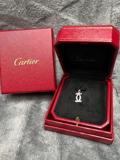 Cartier 2C diamond charm WG