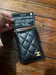 Chanel bi fold card holder