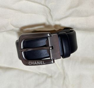 CHANEL Leather Belt size 95 - 100% Original