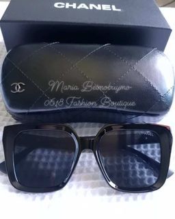 Chanel Sunglasses All Black