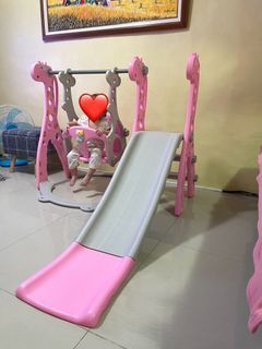 Children 3 in 1 Multifunctional Slide and Swing Set kids Indoor Playground Baby Outdoor Kindergarten