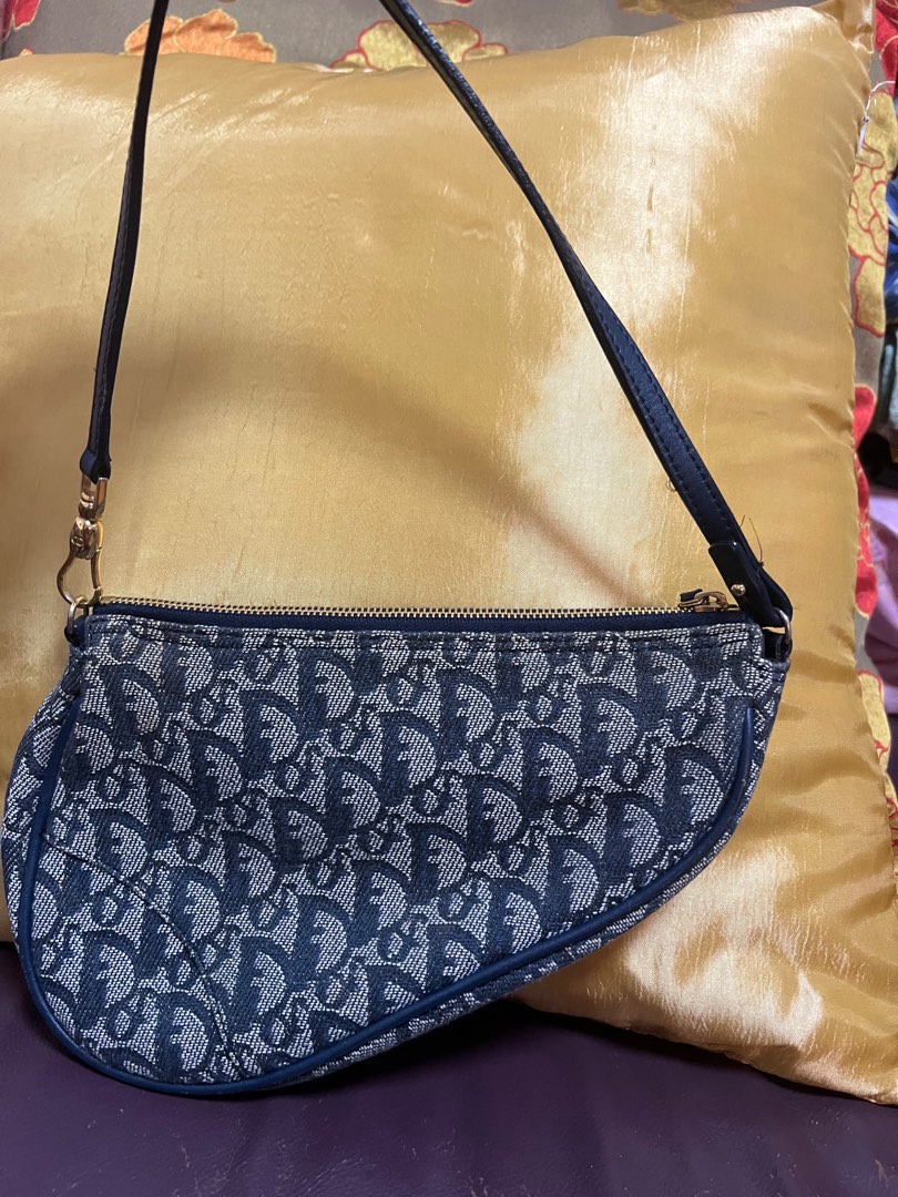 Vintage christian dior saddle bag on sale