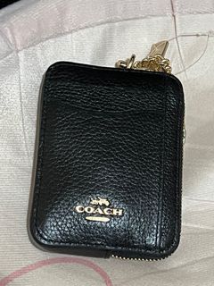 Coach card wallet in black