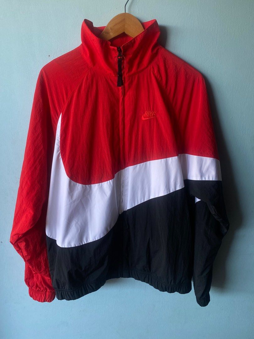 Combo 1 Set Nike Big Swoosh Woven Jacket And Pants Men s Fashion Activewear on Carousell