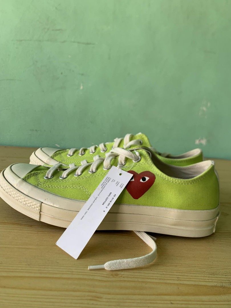 Converse x COMME des GARCONS PLAY Chuck 70 Low Men s Fashion Footwear Sneakers on Carousell