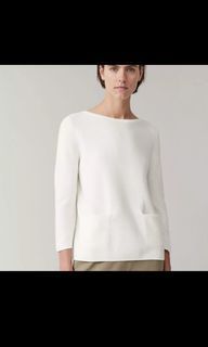 COS cotton top knit with pockets