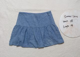 denim summer skirt
