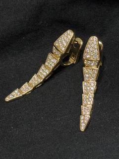 Diamond Earring Serpenti Bvlgari HongKong Setting