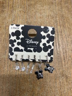 Disney 3 pairs of earrings